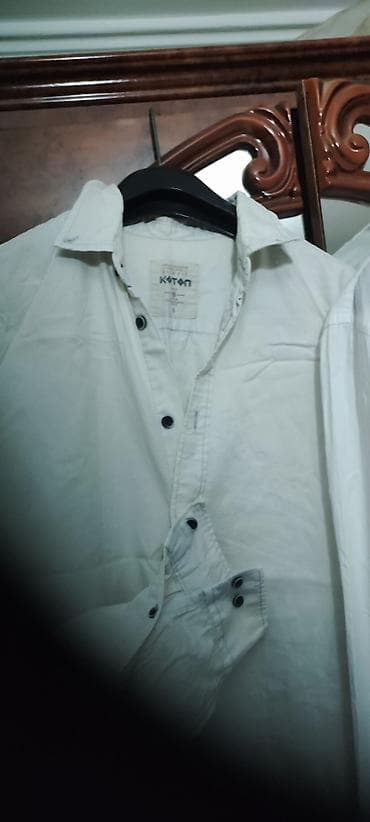 köyney: Köynək, Kiğılı, rəng - Ağ — 5