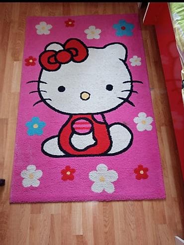 xamilyon reng: Uşaq otağı üçün 2 ədəd dekorativ xalça dəsti - Modellər: 1) Çəhrayı — 1