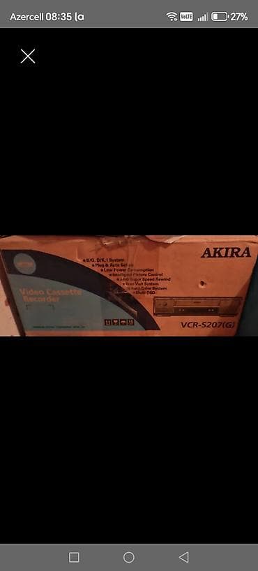 Video satilir teze qutudadir qiymeti 30 manat whatsapp