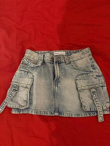 Mini Ətək, Bershka, Cins, S, M