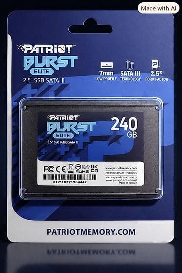 et ceken: Daxili SSD disk Patriot Memory, 240 GB, 2.5", Yeni — 1