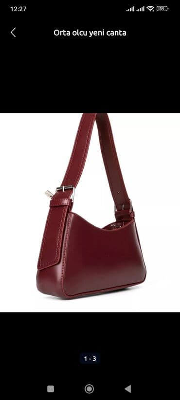 xacmaz qizil instagram: Çiyin çantası, Yeni — 1