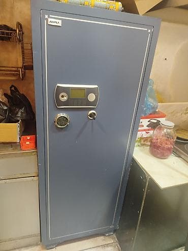 tibbi dolab: Tecili satilirAIPU markalı metal seyf/dolab - Rəng: tünd boz - Ön — 4