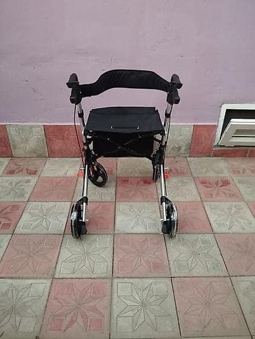 Yerimək üçün arabalar, çəliklər, əsalar, rollatorlar: Yüngül Rollator 4 tekerli Gəzinti Arabsi — 2