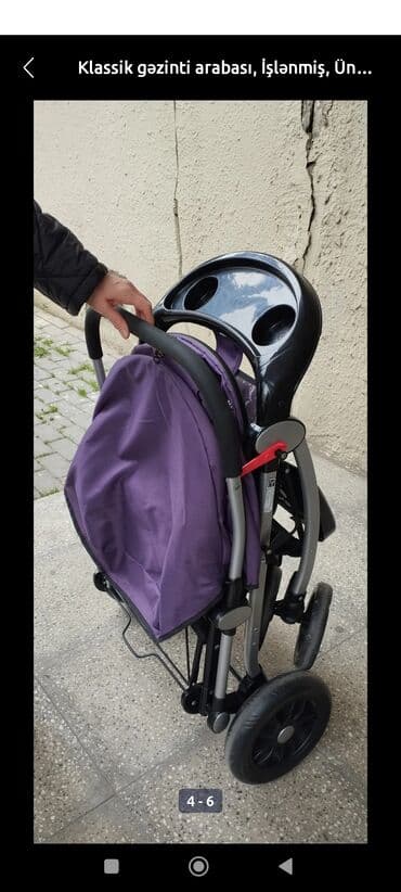 usaqlar ucun sekiller: Классическая прогулочная коляска, Б/у, Платная доставка — 2