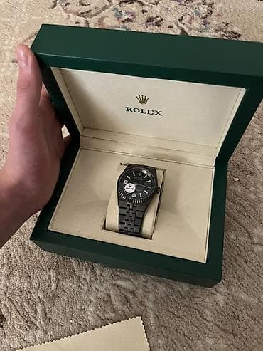 Smart qolbaqlar: Yeni, Qol saatı, Rolex, rəng - Qara — 2