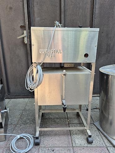 distillə edilmiş su: Durastill USA markalı sənaye tipli su distillə avadanlığı komplekti — 7