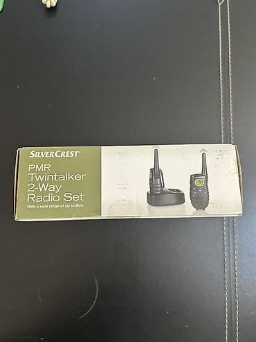 kreditle drel: SilverCrest PMR Twintalker 2-Way Radio Set – iki tərəfli portativ — 2