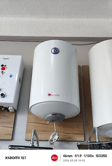 Thermex divara quraşdırılan elektrik su qızdırıcısı - Silindrik — 1