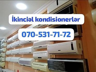 İkinciəl kondisionerlər. Hər kvadratda əla vəziyyətdə