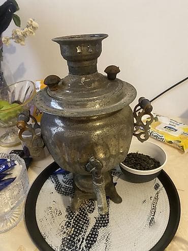 Məhsul: Klassik metal samovar Təsvir: - Material: tam metal/kabuğu