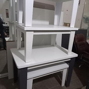 kompüter stolu: Kompüter masası, Açılmayan, Laminat, Dördbucaq masa — 1