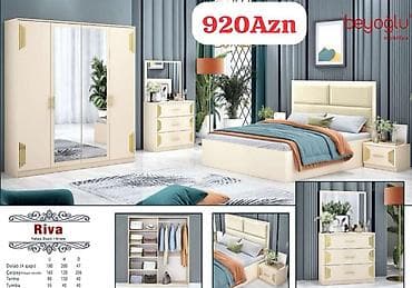 islenmis paltar dolabi: İkinəfərlik çarpayı, Dolab, Termo, Tumba, Yeni — 9