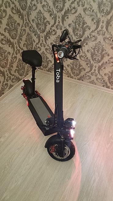 samkat: Elektrikli skuter – Toba - Güclü ön ikiqat LED fənərlər və arxa STOP — 1