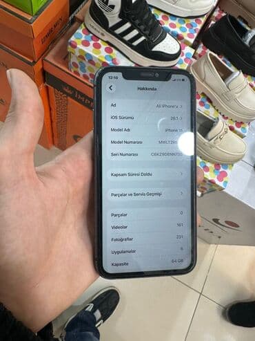 islenmis telefonlar tap az: IPhone 11, 64 GB, Qara, Face ID — 3