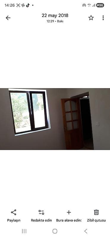 аренда столовой: 1 otaqlı kiçik ev (studia tipli) – mebellə - Otaq: yataq/istirahət — 3