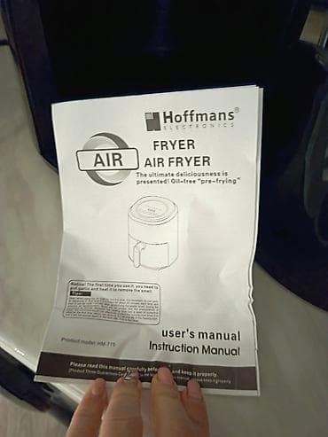 Salam. Air fryer satılır. Yenidir. 7.5lt tutumludur. Üstündə aydın — 2