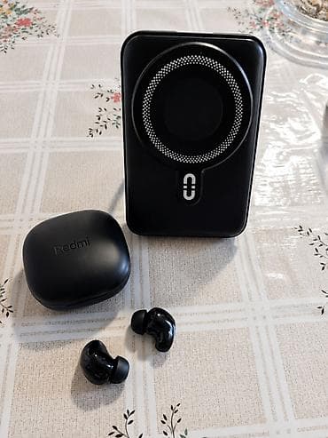 iphone 12 adapter: İşlənmiş Simsiz (Bluetooth) Qulaqcıqlar, Xiaomi, rəng - Qara — 2