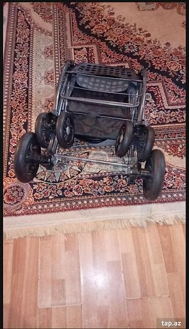 usaq kaleska: Uşaq arabası – çoxfunksiyalı, qatlanan model - Rəng: boz (gövdə və — 2