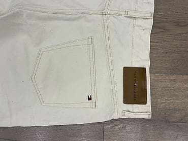 şalvar cins: Bol kəsim Şalvar, Tommy Hilfiger, L, rəng - Bej — 7
