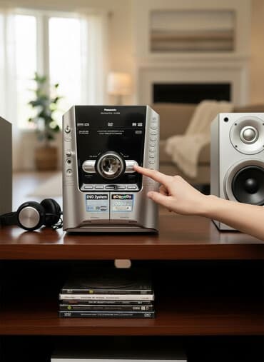 Panasonic DVD Stereo Sistem – SA-VK450 - 5 diskli DVD/Video CD/CD