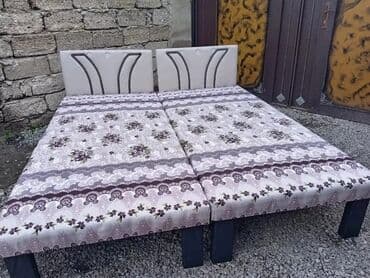 Boçkalar və çəlləklər: Təzə çarpayılar. 1 nəfərlik çarpayılar 60 manat. 2 nəfərlik taxt 110 — 1