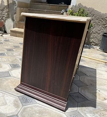 tovuz esrik: TV altlığı / komod tipli açıq rəfli kabinet - Material: laminat/MDF — 3