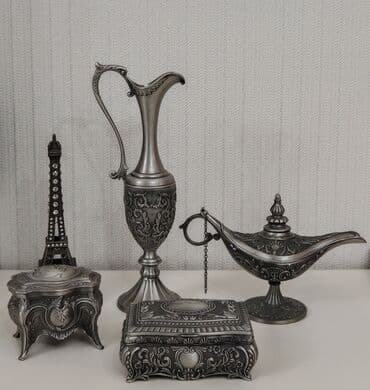 alcipan patalok figura 2023: Fiqur, Metal, rəng - Gümüşü — 1