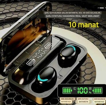 baseus bowie e3 qiymeti: Simsiz (Bluetooth) Qulaqcıqlar, rəng - Qara — 9