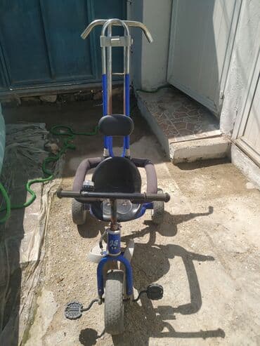 yığılan velosipedlər: İşlənmiş Üç təkərli Uşaq velosipedi Stels, 12", Pulsuz çatdırılma, Ünvandan götürmə — 1