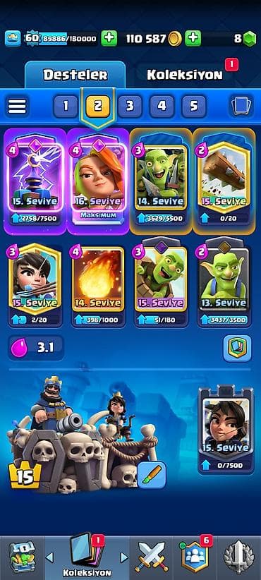 Skanerlər: Clash Royale hesabı – yüksək səviyyəli və oynamağa hazır. - Kral — 1