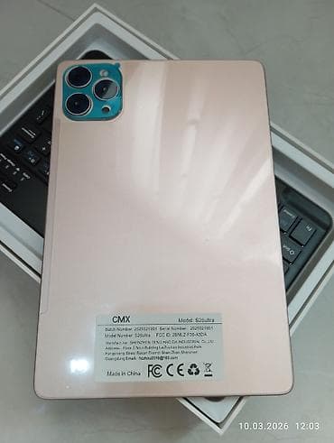 ekran ucun sade sekiller: CMX S26Ultra planşet - Model: S26Ultra (CMX) - Rəng: qızılı/şampan - — 6