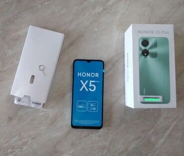 Mobil telefonlar: Honor X5b Plus, 64 GB, rəng - Yaşıl, Barmaq izi — 1