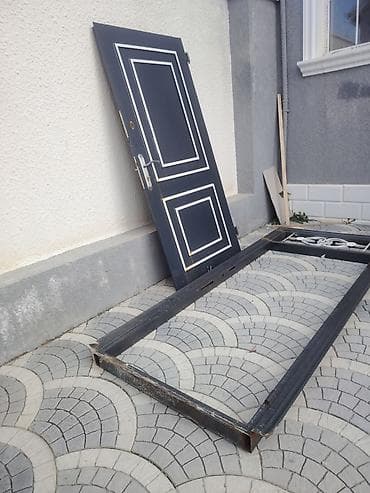 islenmis qapi pencere: Metall giriş qapısı və komplekt çərçivə - Material: qalın metal — 2