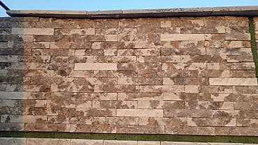 ozu yapışan panel: Fasad və interyer üçün dekorativ daş/plastik daş panelləri - — 10