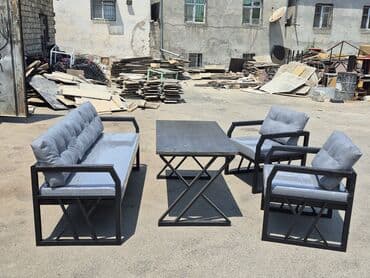 divan kreslo dəsti: Yeni, Divan, 2 kreslo, Bazasız, Açılmayan — 1