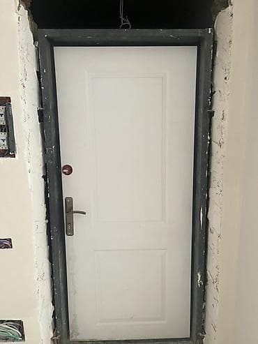 demir qapi bezekleri: Dəmir giriş qapısı dəsti 205x90 - Material: polad/dəmir karkas — 2