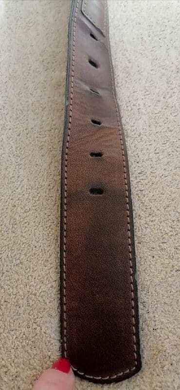 g shok: Kəmər, Təbii dəri, İşlənmiş — 4