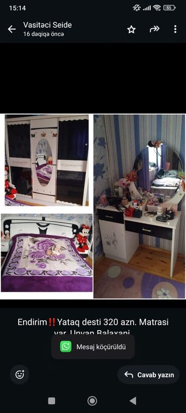 xırdalan mebel evi: İkinəfərlik çarpayı — 1