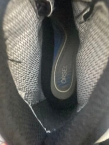 туристические мужские ботинки: 43 le barter ederem.Tamamilə qara rəngdə, bağcıqlı bağlama sisteminə — 3