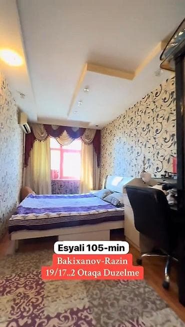 bakxanovda ev satiwi: Bakıxanov (Razin) ərazisində 2 otağa düzəlmə mənzil. Eşyalı. Plan və — 5