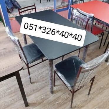 metbex masa ve oturacaqlar: Квадратный стол, Для гостиной, Для прихожей, Для спальни, 1 персона, Раскладной, Азербайджан, C гарантией — 25