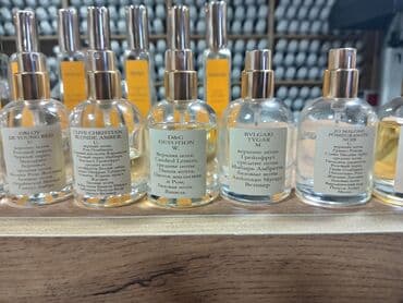 Niş və dizayner ətirlərinin seçimli kolleksiyası – şüşə sprey