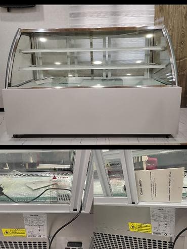 Vitrin şirniyat Soyuducu tezedi Eni 65 santı Uzunn 1.80 Hündür — 1