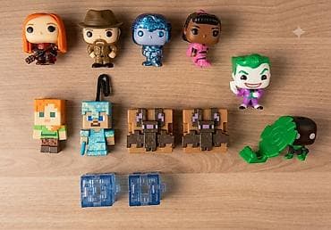Игрушечные фигурки: Kolleksiya fiqurlar dəsti – müxtəlif brendlərdən mini vinil və plastik — 1