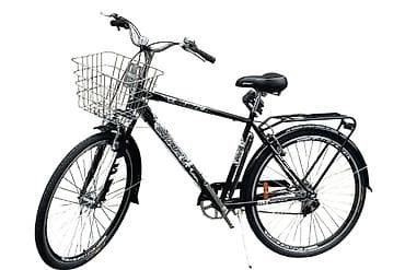 mini velosiped: Şəhər velosipedi – səbət və baqajlı - Klassik şəhər tipli çərçivə — 1