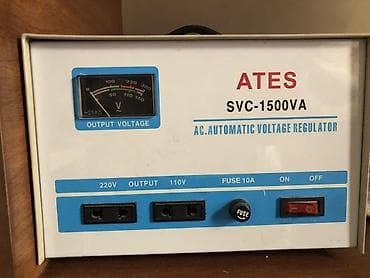 ev saatlari: ATES SVC-1500VA avtomatik gərginlik stabilizatoru Funksiya və — 1