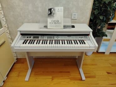 kontakt home sintezator: Rəng: ağ, klassik dizaynlı elektron piano Korpus: üst qapaqlı — 1