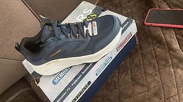 krosofka: Skechers D’Lux Fitness kişi idman ayaqqabısı - Rəng: tünd göy (navy) — 1