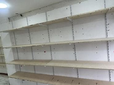 Mağaza üçün rəflər satılır ünvan biləcəri hazır dəmirləridə üstündə